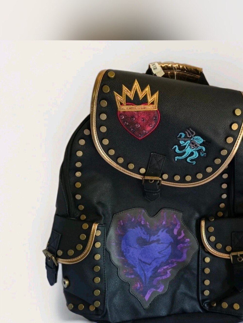 Disney Store Descendants 3 Maleficent Black Backpack Sleeping Beauty Bag Rare